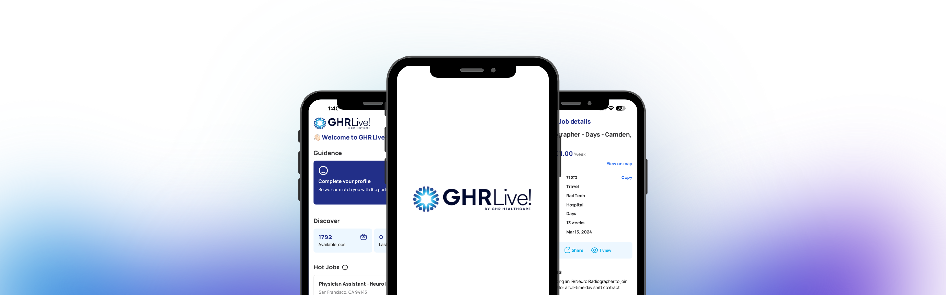 RELEASE: GHR Healthcare Launches GHR Live! – A Comprehensive Healthcare Job Search & Management App