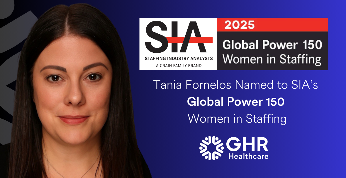 NEWS: GHR Healthcare’s Tania Fornelos Honored in SIA’s 2025 Global Power 150 Women in Staffing