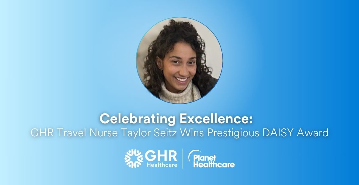 Celebrating Excellence: GHR Travel Nurse Taylor Seitz Wins Prestigious DAISY Award